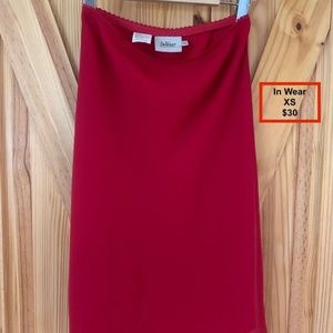 Red skirt by In Wear XS